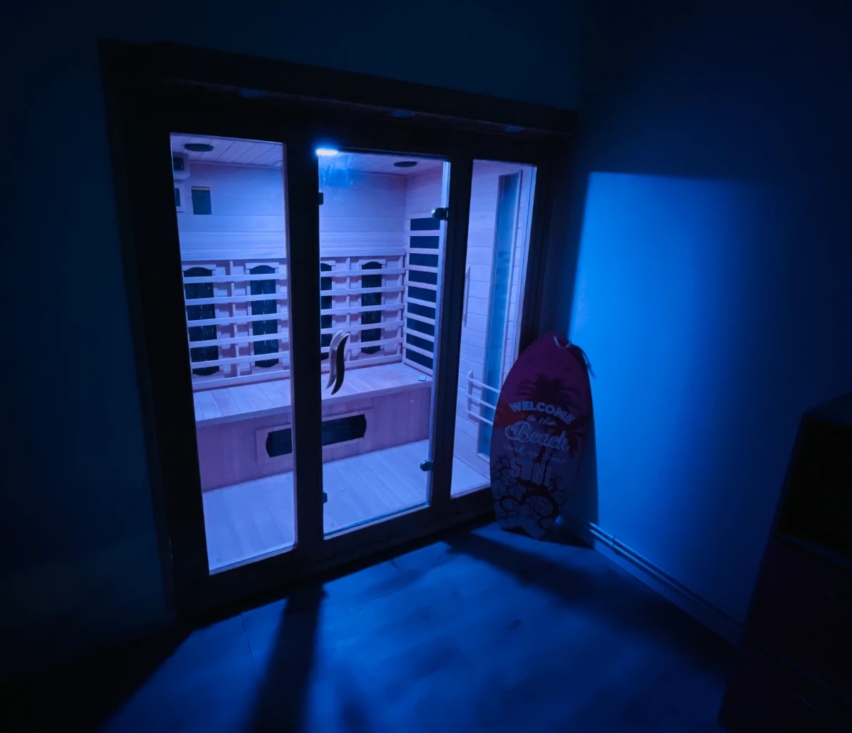 Le sauna infrarouge de l'espace détente